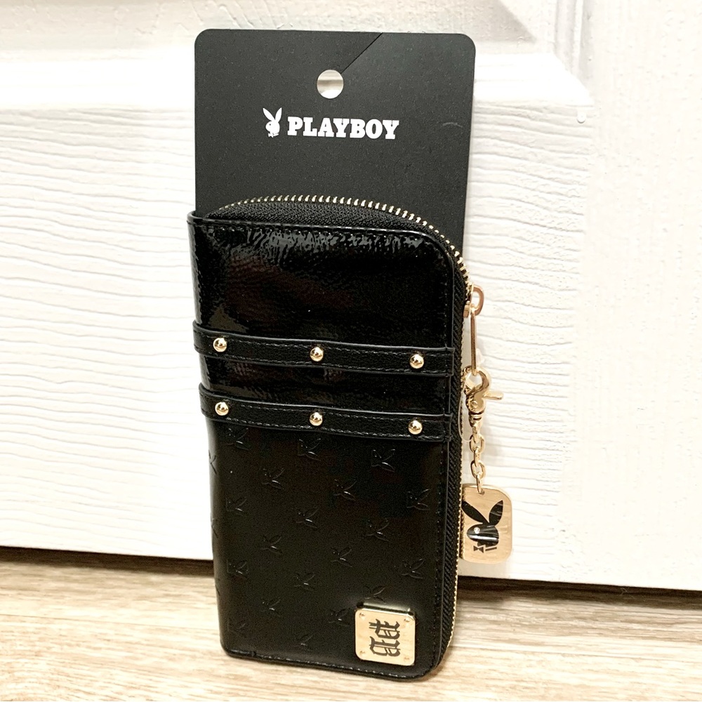 Playboy Continental Long Bunny Charm Wallet - NEW